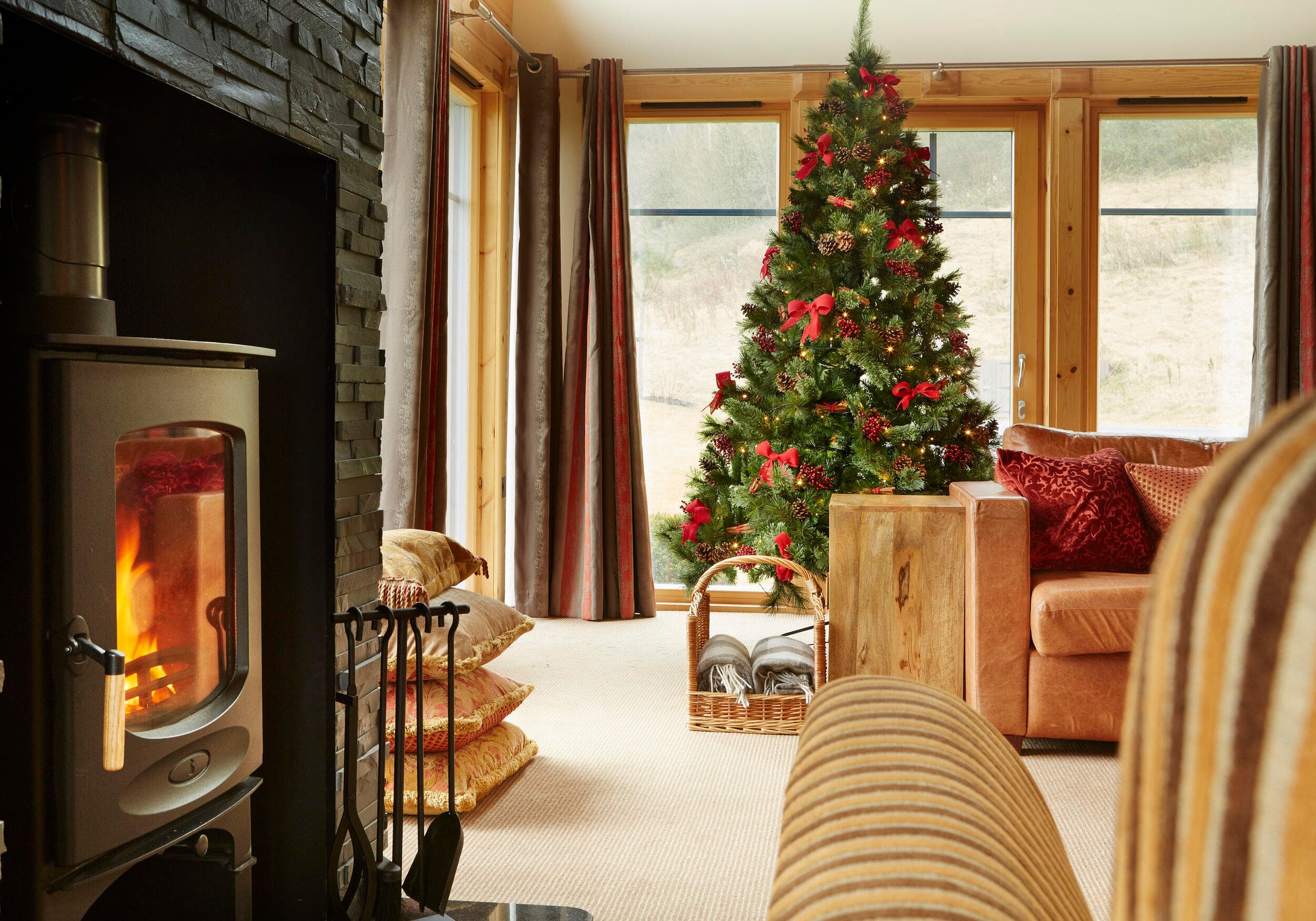 Hunter Lodges at Christmas