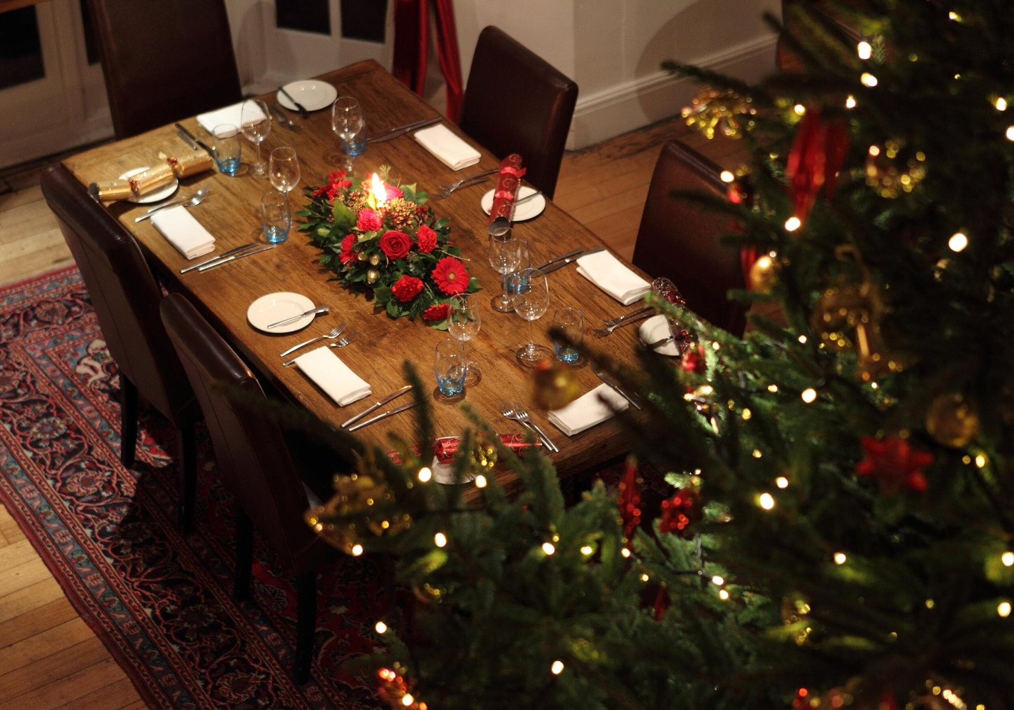 Newbridge on Usk at Christmas