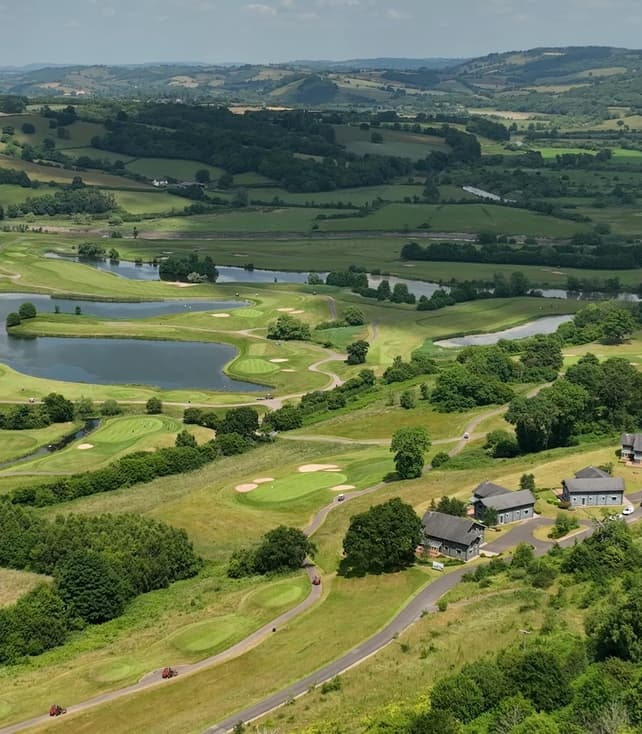 Hunter Lodges Aerial Exterior