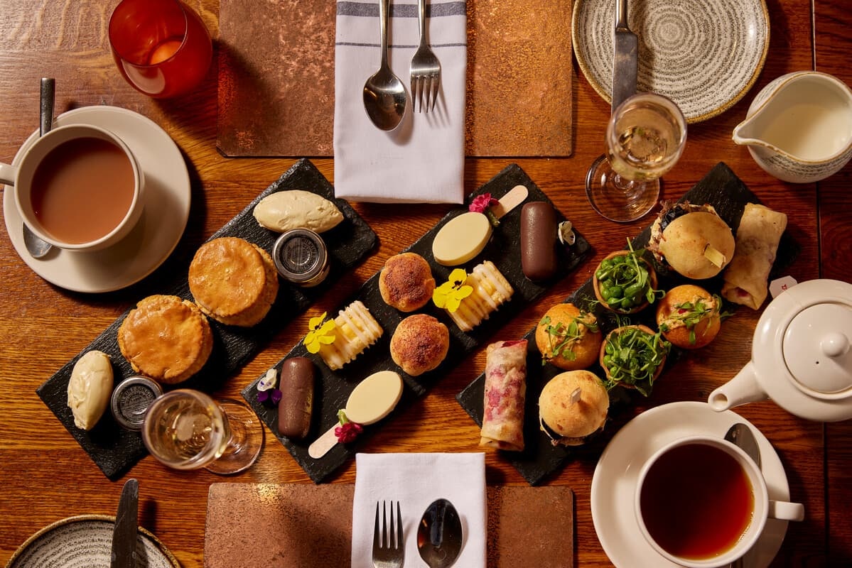 The Rib Afternoon Tea at Coldra Court Hotel