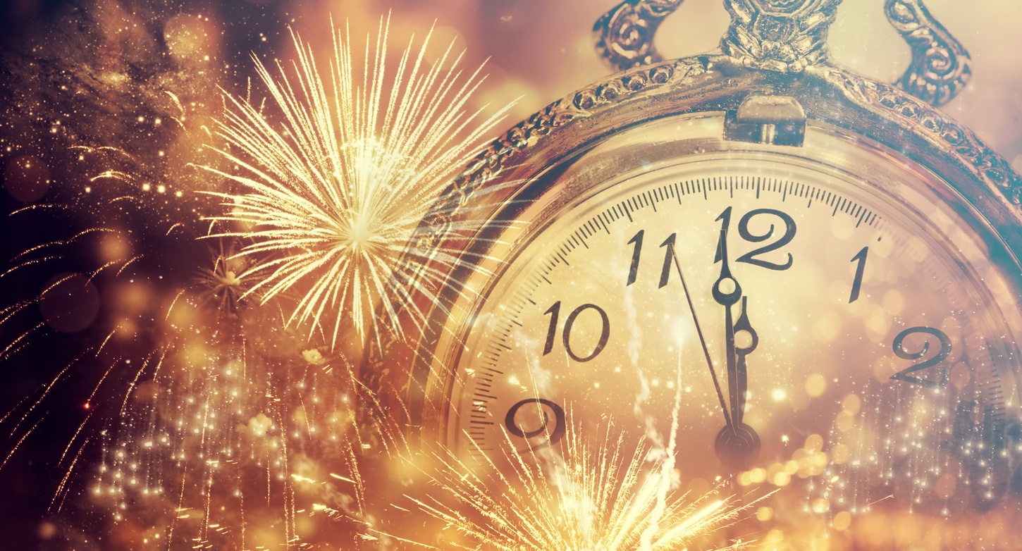 New Year's Eve Clock Countdown