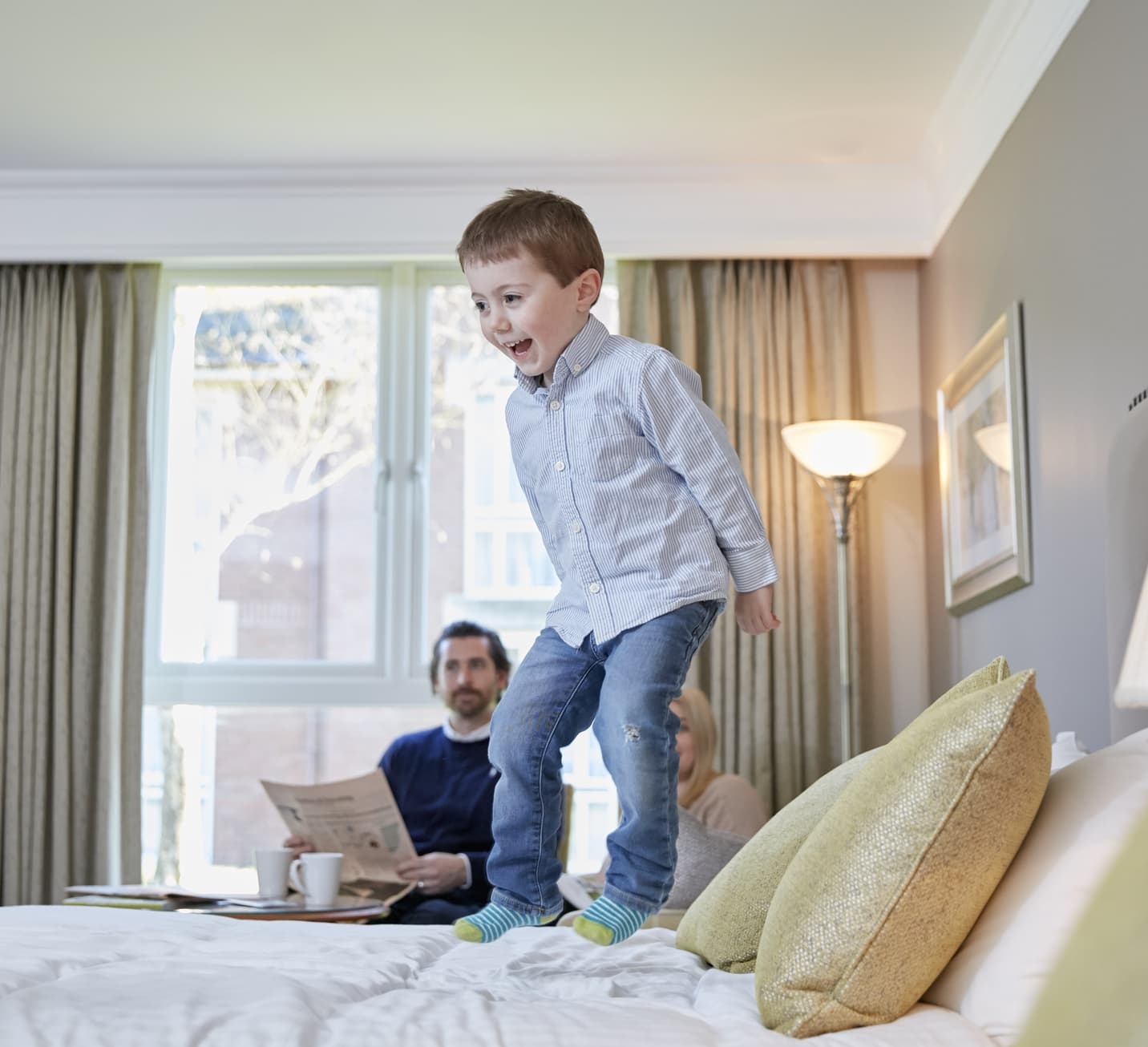 Coldra Court Hotel Bedroom With Family