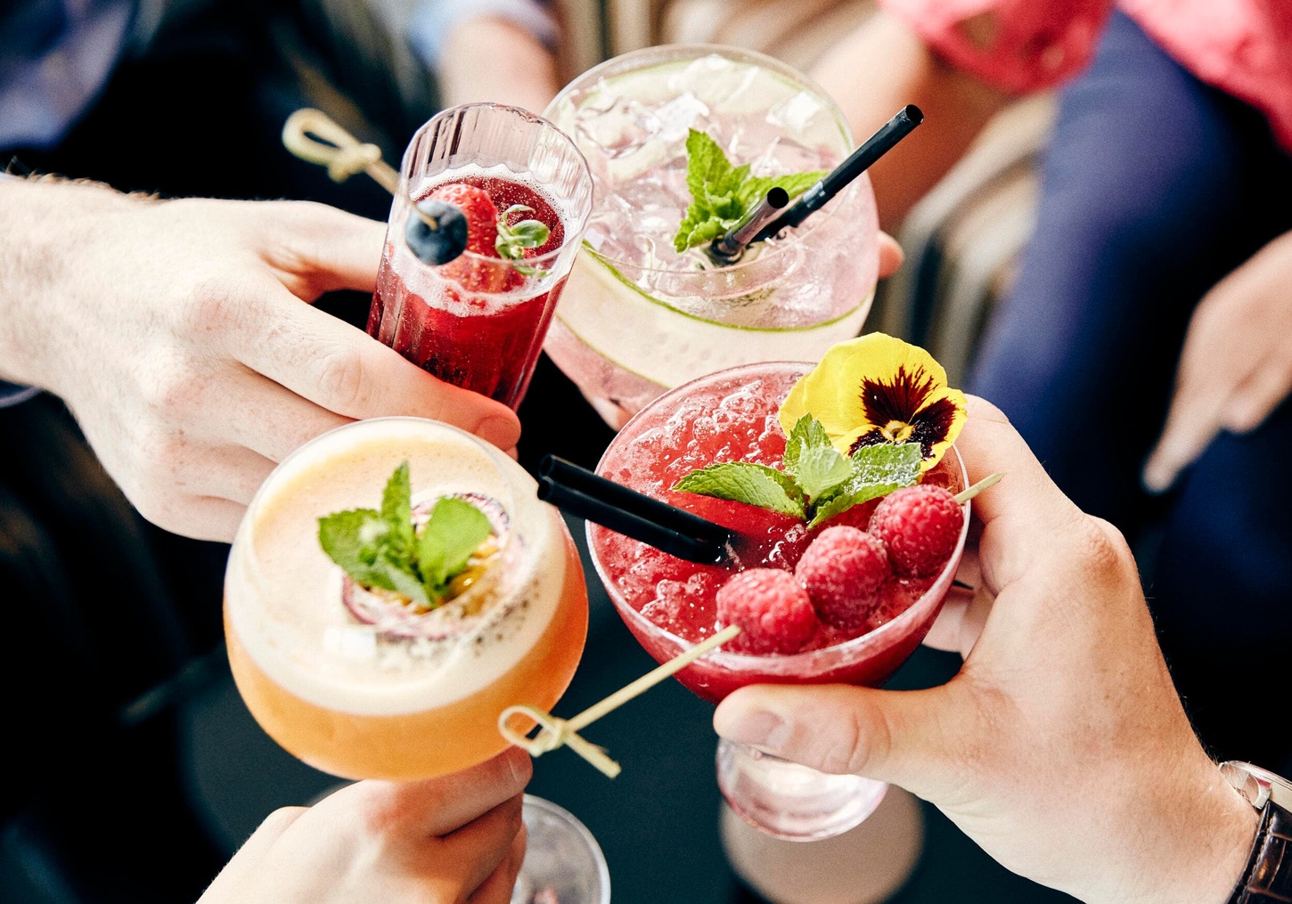 Couples Drinks at Merlins