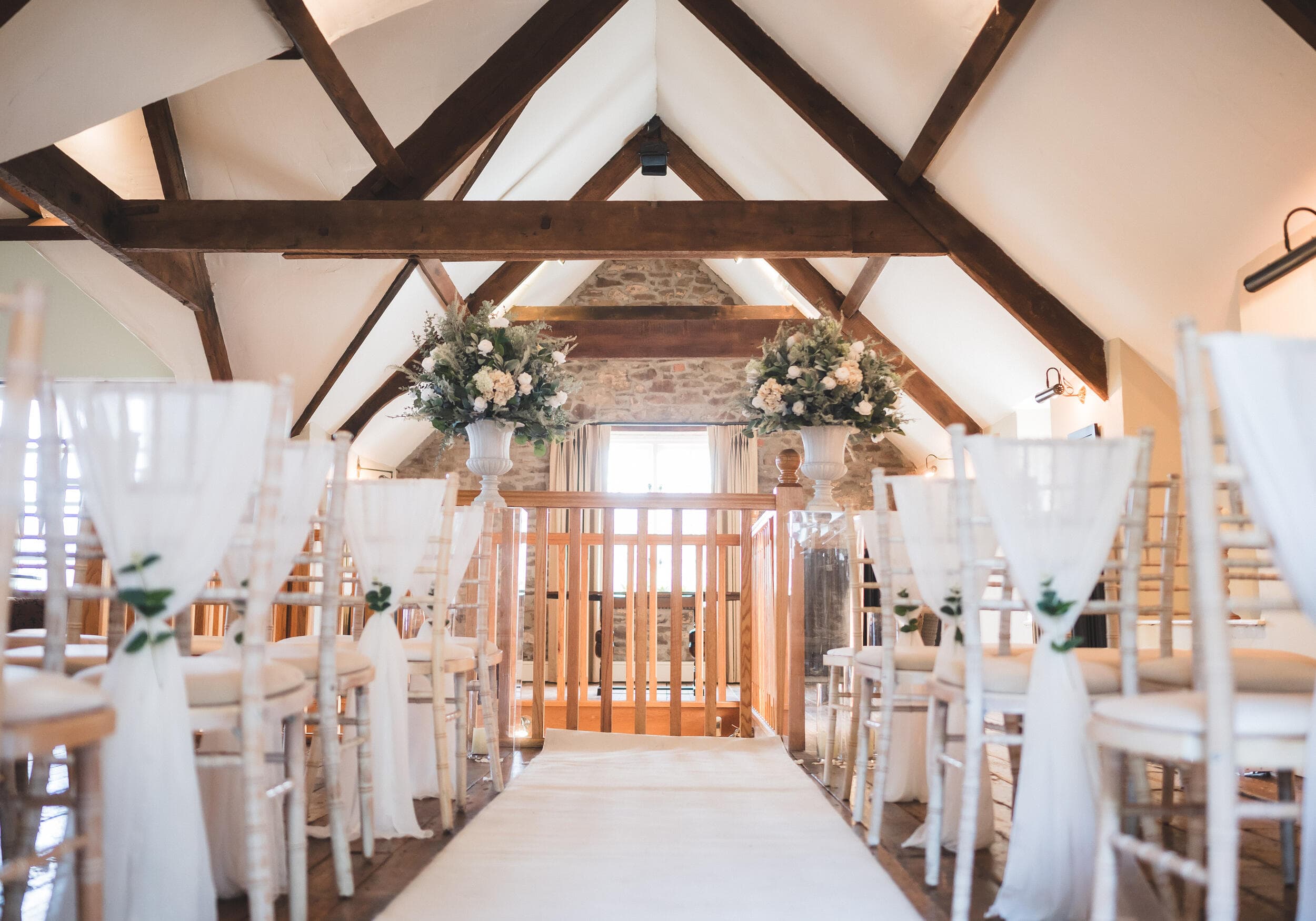 Wedding Setup at Newbridge on Usk