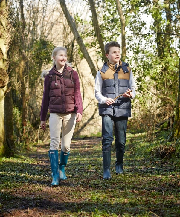 Outdoor Walk on Resort Grounds